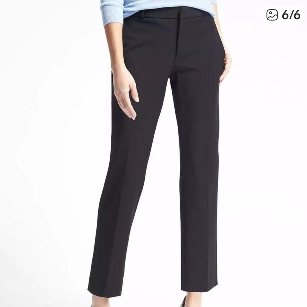 NWT Women's Banana Republic Ryan Black Dress Pants, Size 10 Long